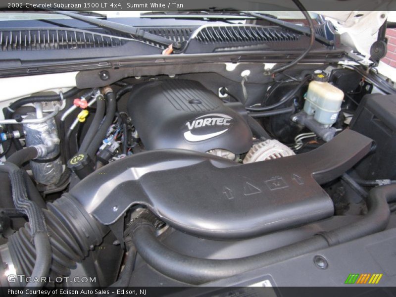 Summit White / Tan 2002 Chevrolet Suburban 1500 LT 4x4