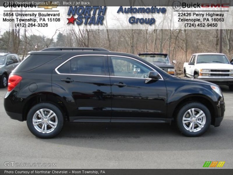Black / Jet Black 2012 Chevrolet Equinox LT AWD