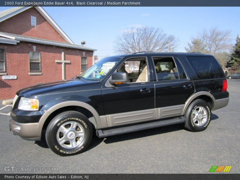 Black Clearcoat / Medium Parchment 2003 Ford Expedition Eddie Bauer 4x4