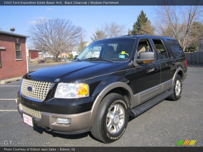 Black Clearcoat / Medium Parchment 2003 Ford Expedition Eddie Bauer 4x4