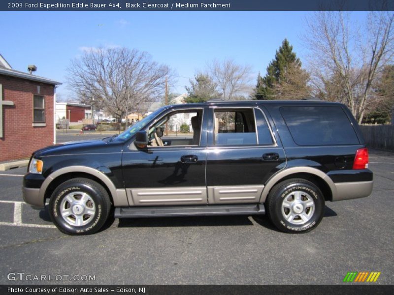 Black Clearcoat / Medium Parchment 2003 Ford Expedition Eddie Bauer 4x4
