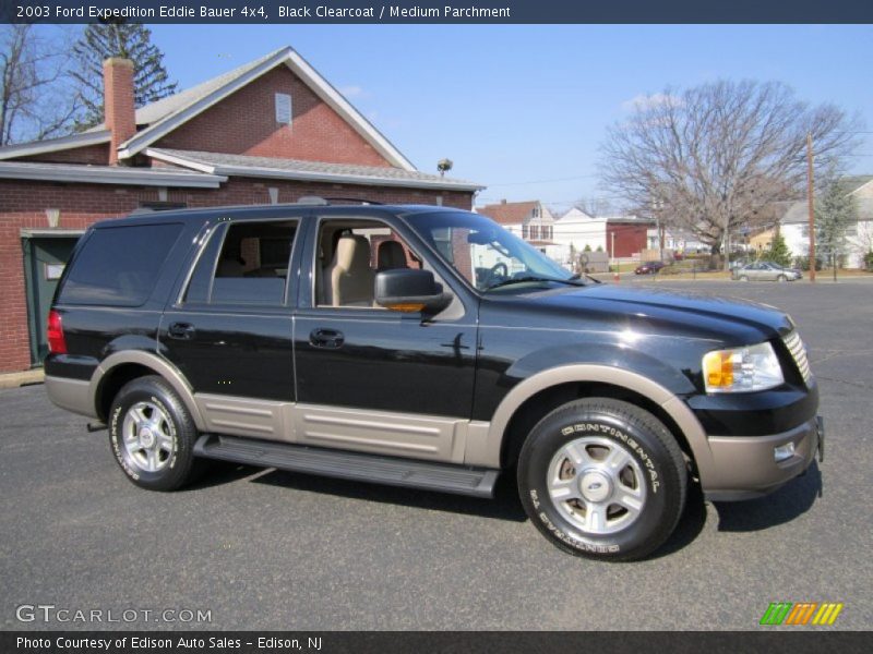 Black Clearcoat / Medium Parchment 2003 Ford Expedition Eddie Bauer 4x4
