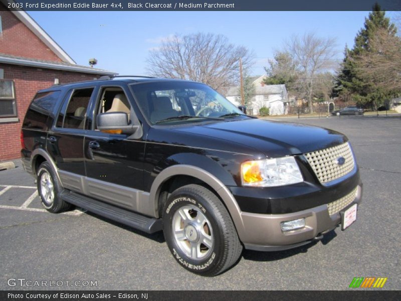 Black Clearcoat / Medium Parchment 2003 Ford Expedition Eddie Bauer 4x4