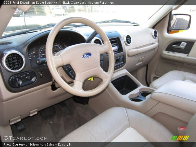 Black Clearcoat / Medium Parchment 2003 Ford Expedition Eddie Bauer 4x4