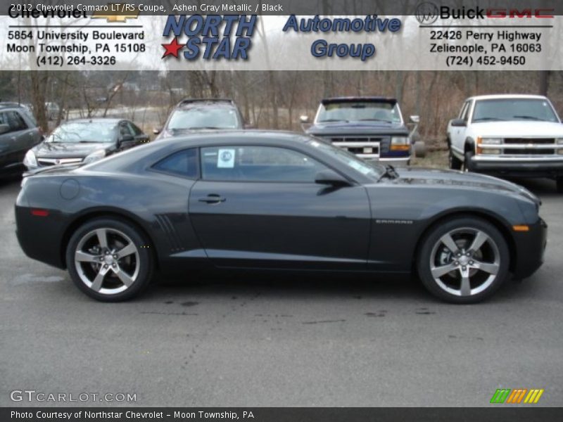 Ashen Gray Metallic / Black 2012 Chevrolet Camaro LT/RS Coupe