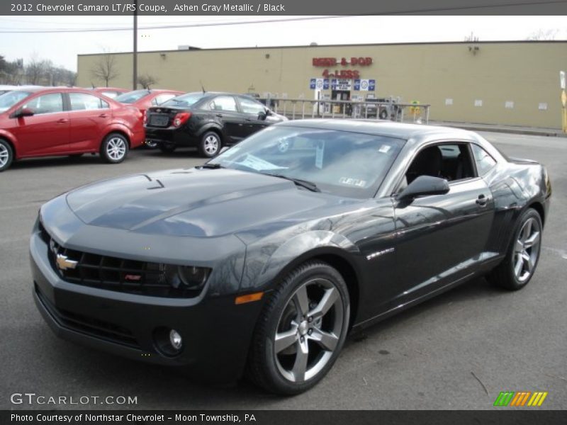 Ashen Gray Metallic / Black 2012 Chevrolet Camaro LT/RS Coupe
