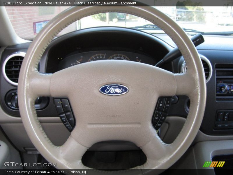 Black Clearcoat / Medium Parchment 2003 Ford Expedition Eddie Bauer 4x4
