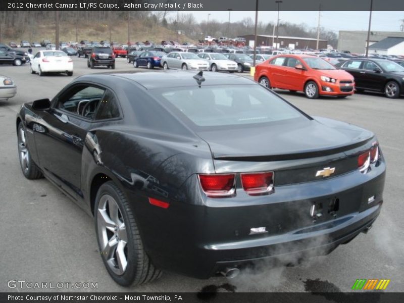 Ashen Gray Metallic / Black 2012 Chevrolet Camaro LT/RS Coupe