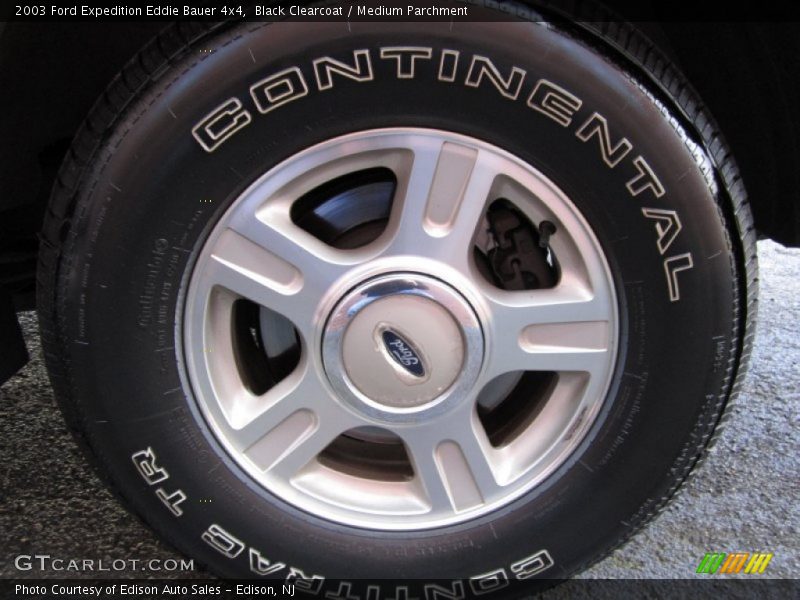 Black Clearcoat / Medium Parchment 2003 Ford Expedition Eddie Bauer 4x4
