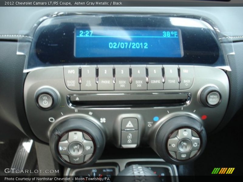 Ashen Gray Metallic / Black 2012 Chevrolet Camaro LT/RS Coupe