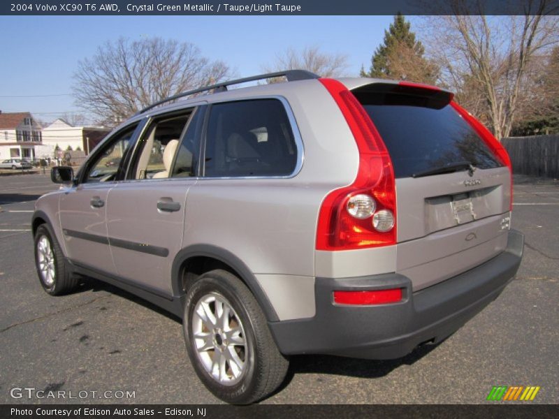 Crystal Green Metallic / Taupe/Light Taupe 2004 Volvo XC90 T6 AWD