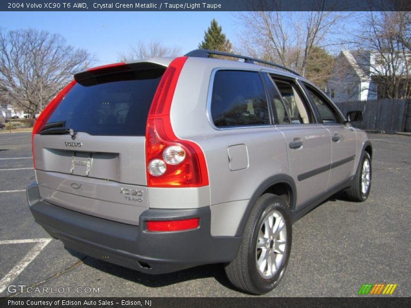 Crystal Green Metallic / Taupe/Light Taupe 2004 Volvo XC90 T6 AWD