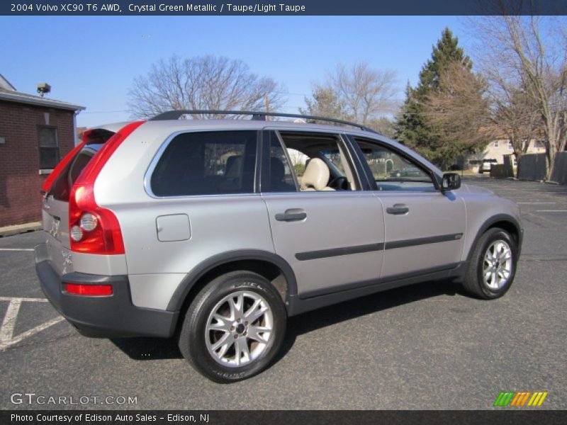 Crystal Green Metallic / Taupe/Light Taupe 2004 Volvo XC90 T6 AWD