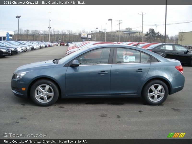 Blue Granite Metallic / Jet Black 2012 Chevrolet Cruze LT