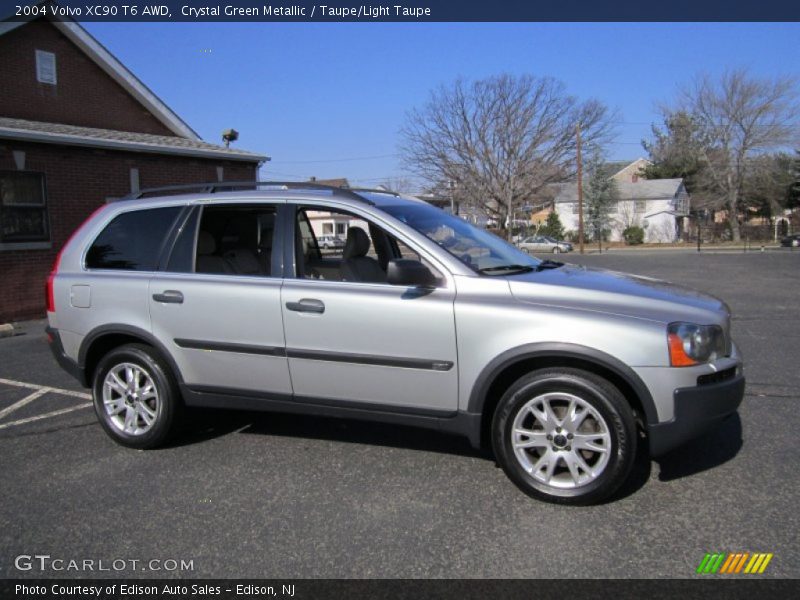 Crystal Green Metallic / Taupe/Light Taupe 2004 Volvo XC90 T6 AWD