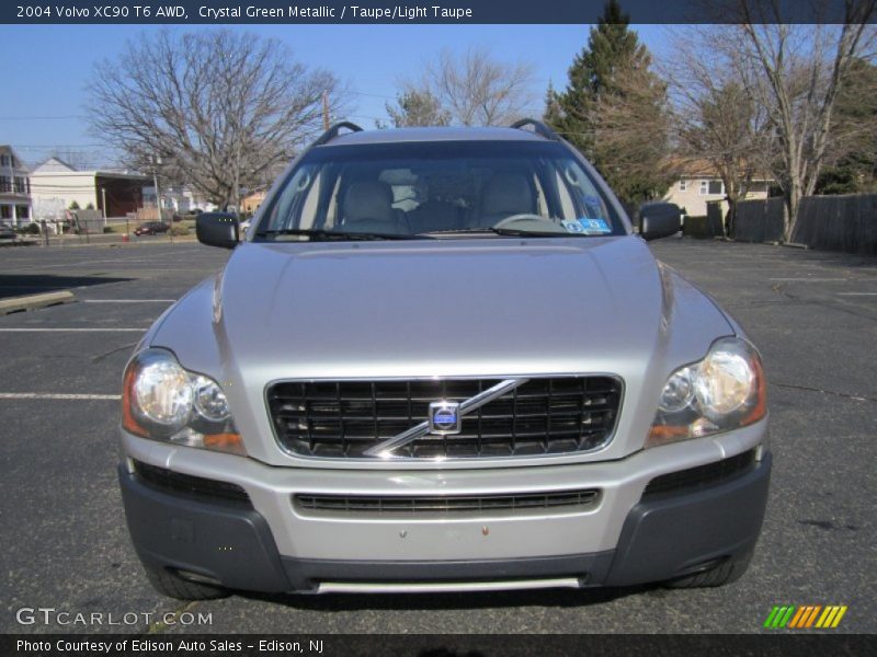 Crystal Green Metallic / Taupe/Light Taupe 2004 Volvo XC90 T6 AWD