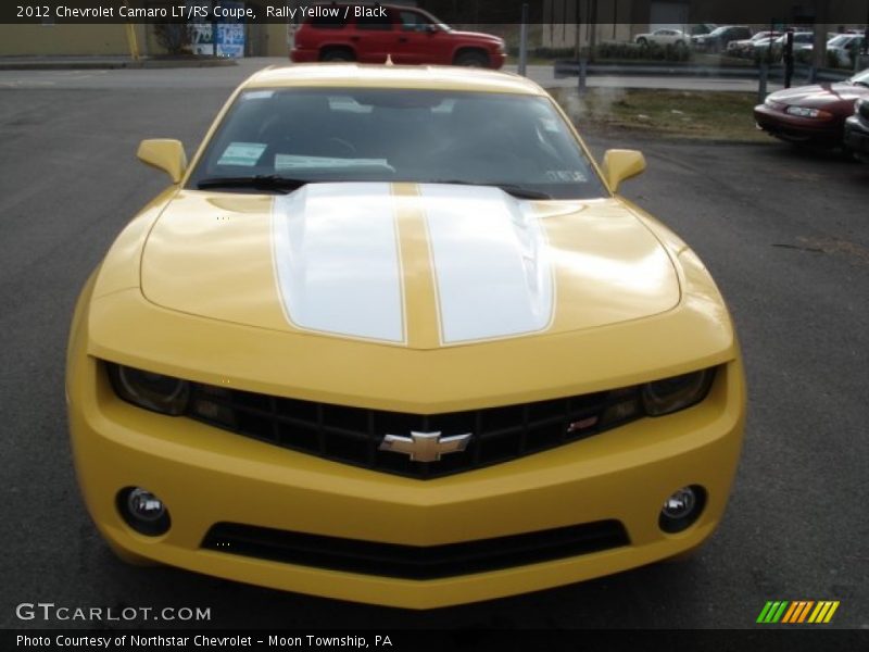 Rally Yellow / Black 2012 Chevrolet Camaro LT/RS Coupe