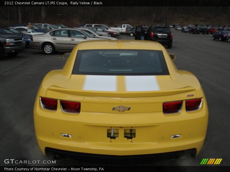 Rally Yellow / Black 2012 Chevrolet Camaro LT/RS Coupe
