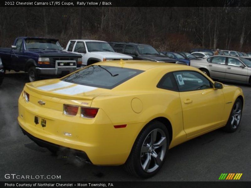 Rally Yellow / Black 2012 Chevrolet Camaro LT/RS Coupe
