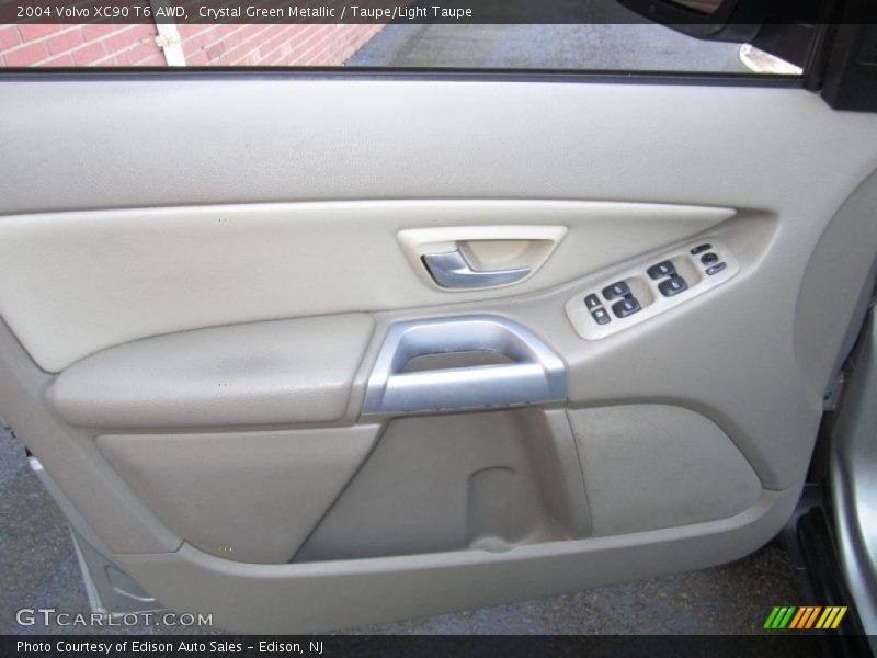 Crystal Green Metallic / Taupe/Light Taupe 2004 Volvo XC90 T6 AWD