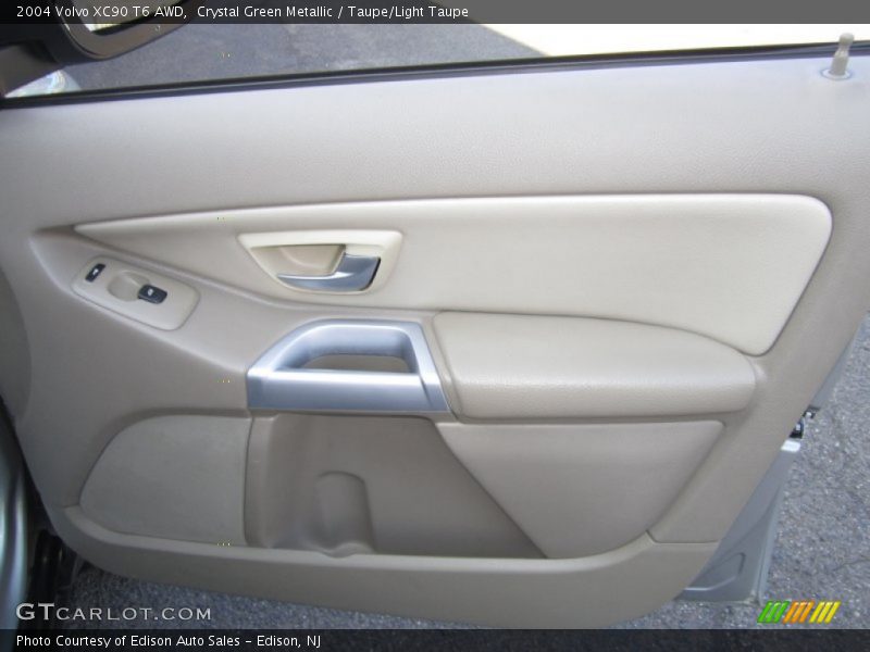 Crystal Green Metallic / Taupe/Light Taupe 2004 Volvo XC90 T6 AWD