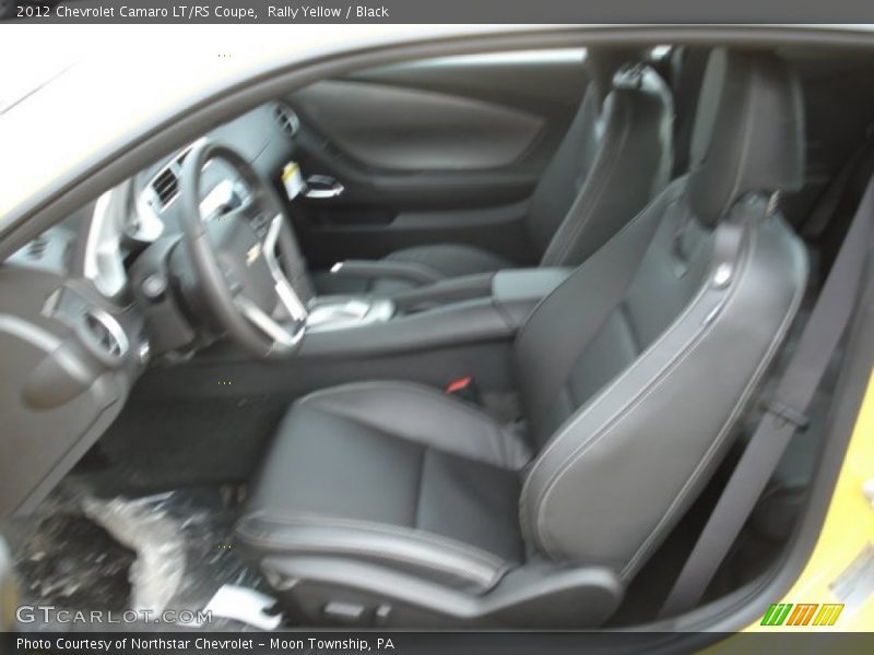 Rally Yellow / Black 2012 Chevrolet Camaro LT/RS Coupe