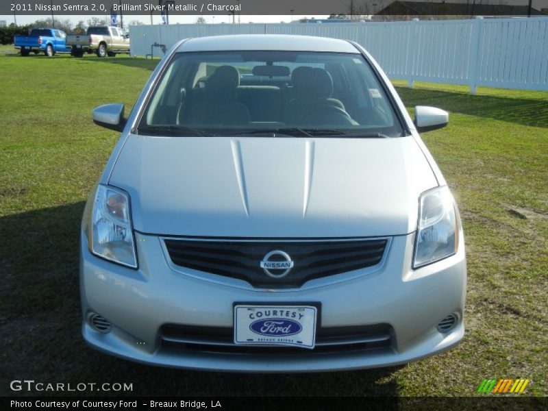 Brilliant Silver Metallic / Charcoal 2011 Nissan Sentra 2.0