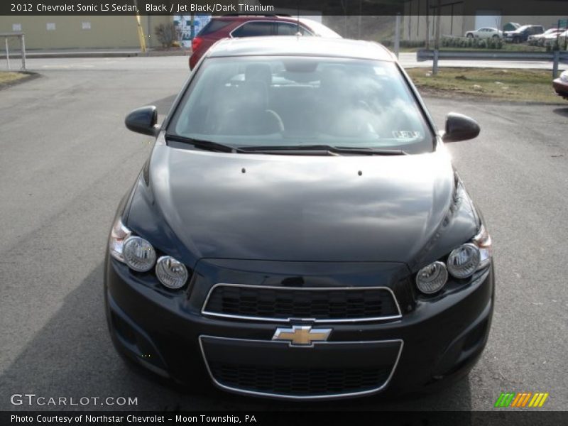 Black / Jet Black/Dark Titanium 2012 Chevrolet Sonic LS Sedan