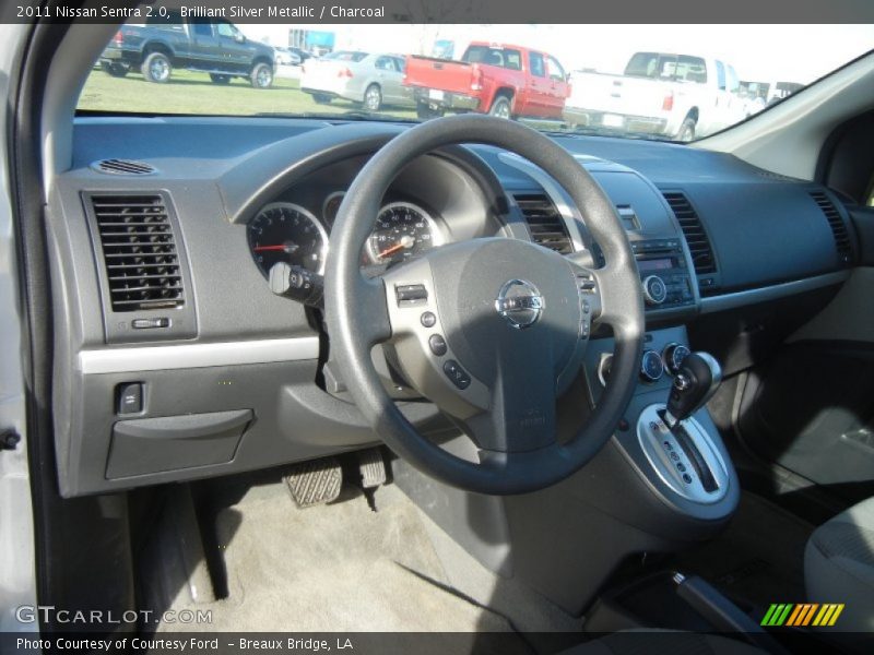 Brilliant Silver Metallic / Charcoal 2011 Nissan Sentra 2.0