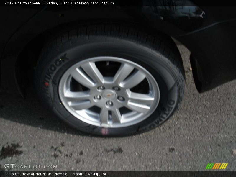 Black / Jet Black/Dark Titanium 2012 Chevrolet Sonic LS Sedan