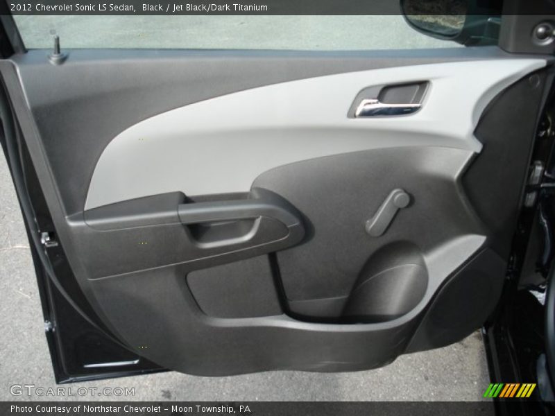 Black / Jet Black/Dark Titanium 2012 Chevrolet Sonic LS Sedan