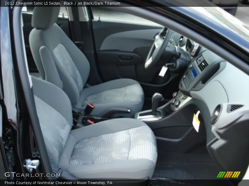 Black / Jet Black/Dark Titanium 2012 Chevrolet Sonic LS Sedan