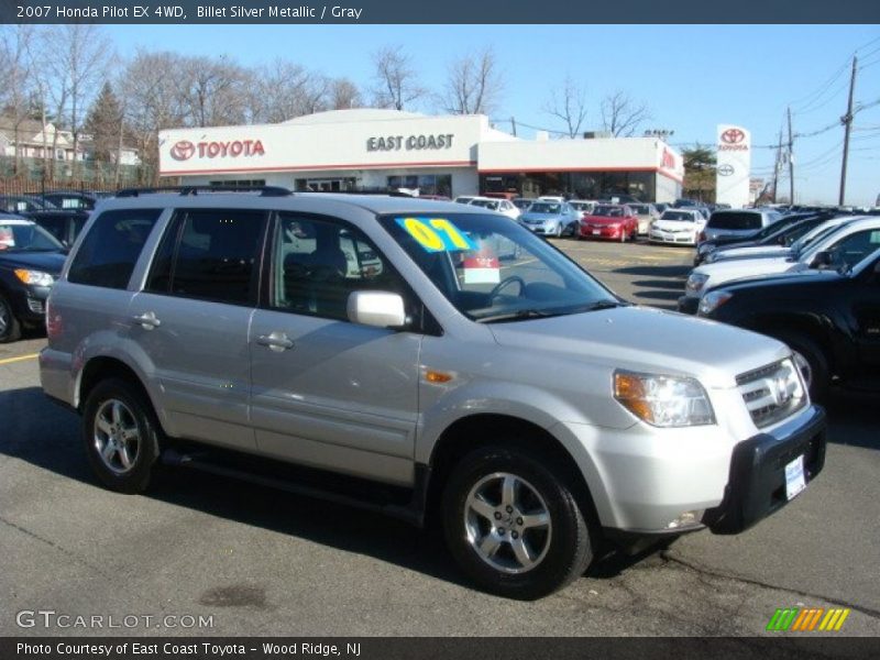 Billet Silver Metallic / Gray 2007 Honda Pilot EX 4WD