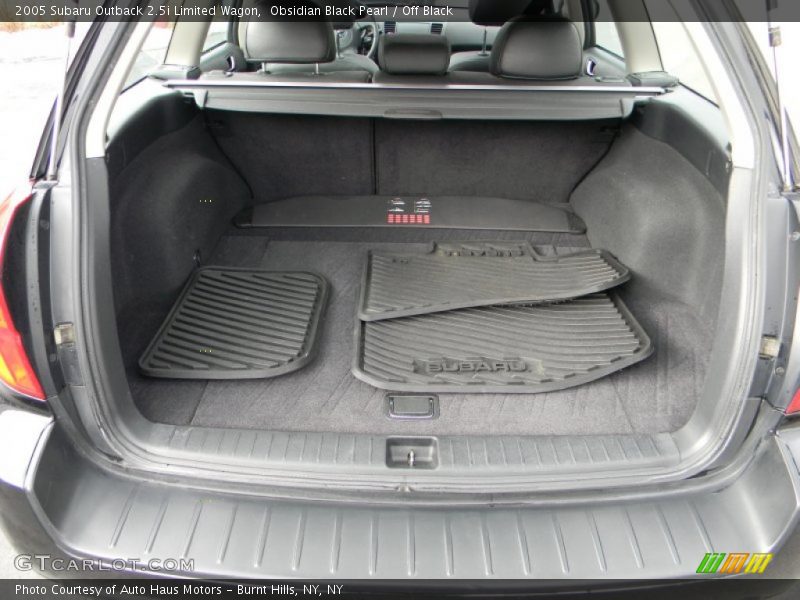 Obsidian Black Pearl / Off Black 2005 Subaru Outback 2.5i Limited Wagon