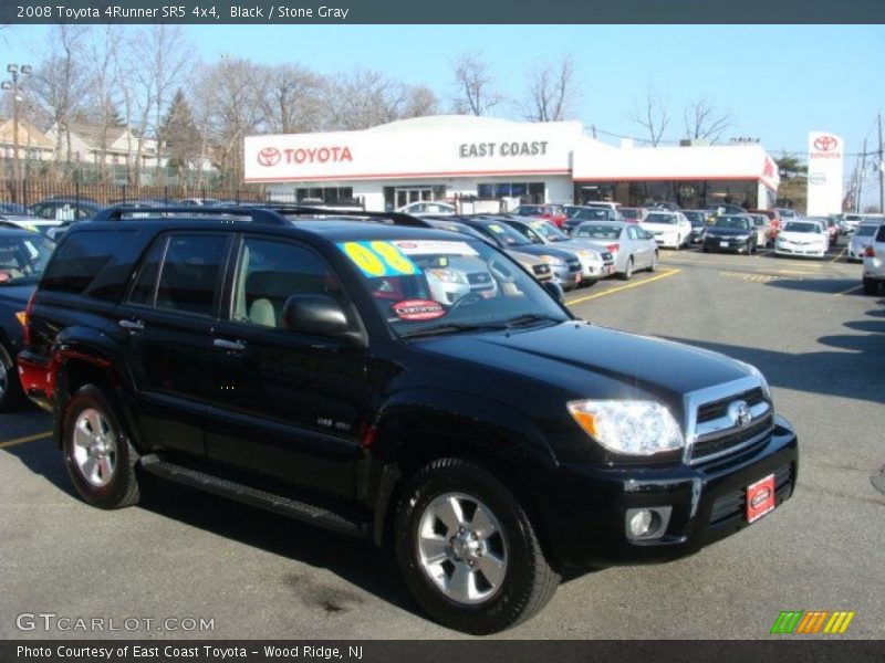 Black / Stone Gray 2008 Toyota 4Runner SR5 4x4