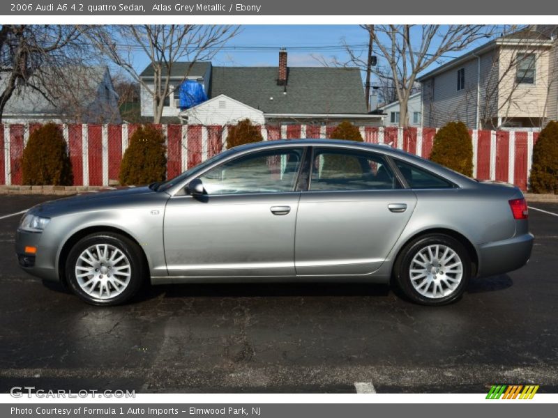 Atlas Grey Metallic / Ebony 2006 Audi A6 4.2 quattro Sedan