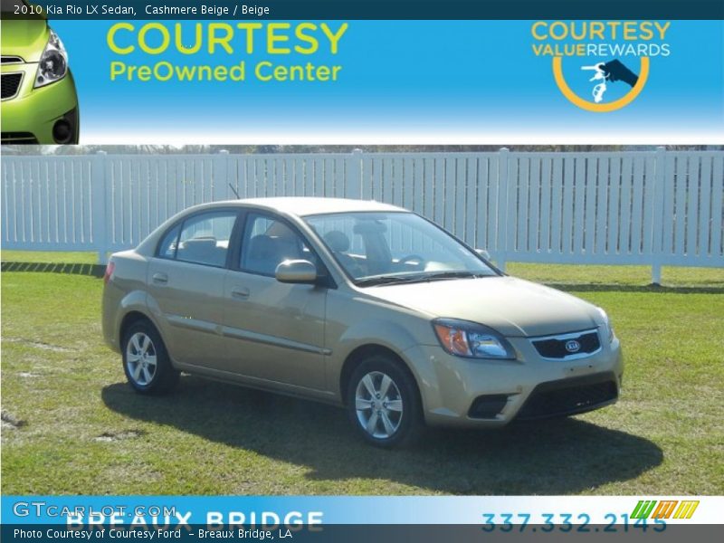 Cashmere Beige / Beige 2010 Kia Rio LX Sedan