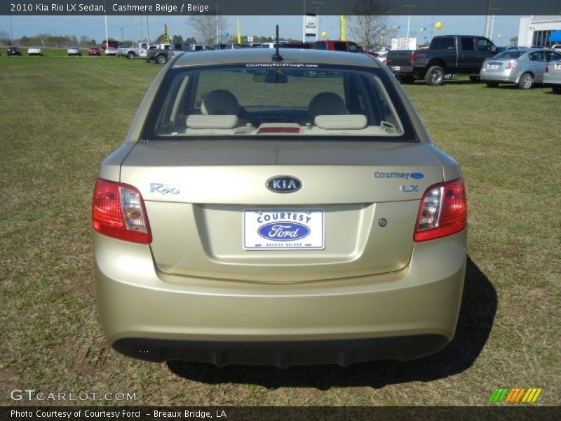 Cashmere Beige / Beige 2010 Kia Rio LX Sedan