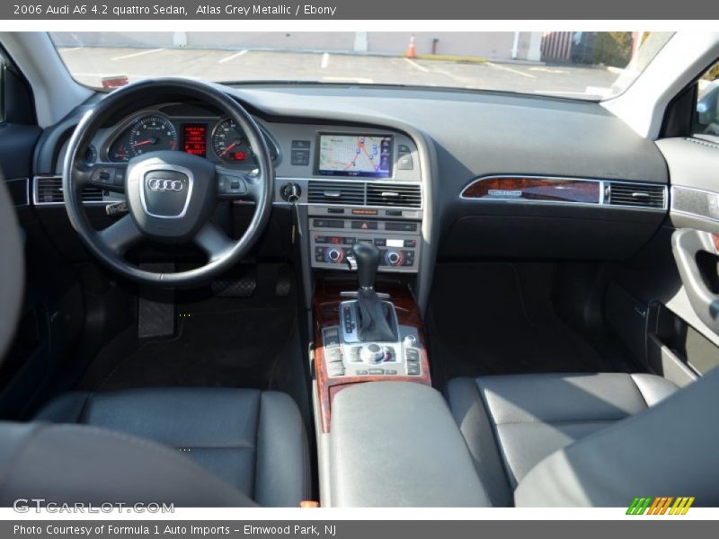 Atlas Grey Metallic / Ebony 2006 Audi A6 4.2 quattro Sedan
