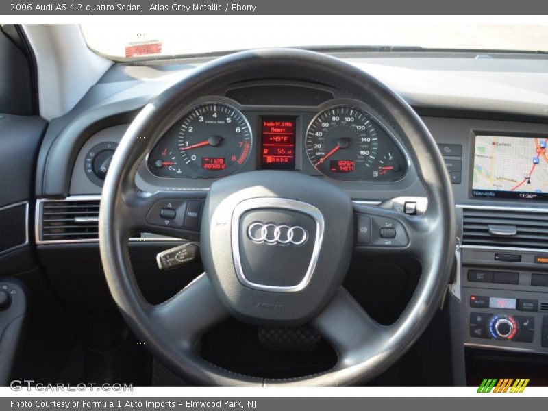 Atlas Grey Metallic / Ebony 2006 Audi A6 4.2 quattro Sedan