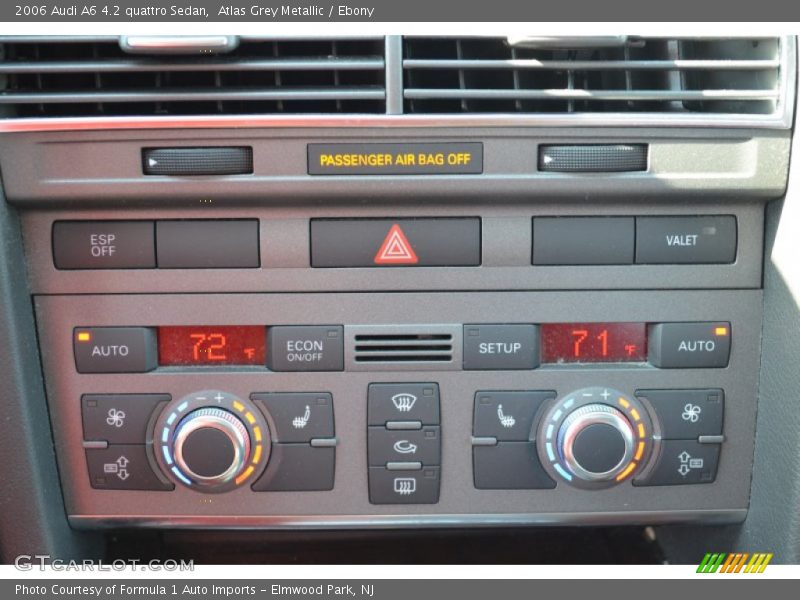 Atlas Grey Metallic / Ebony 2006 Audi A6 4.2 quattro Sedan