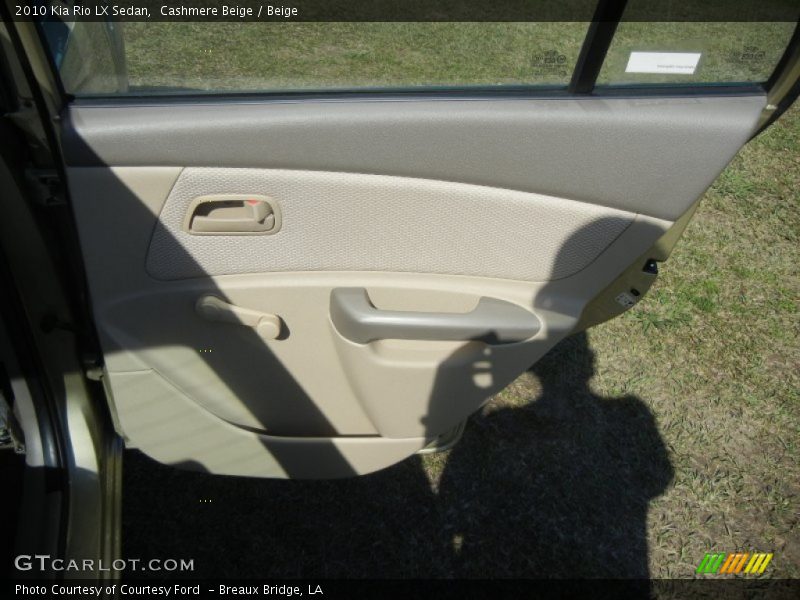 Cashmere Beige / Beige 2010 Kia Rio LX Sedan
