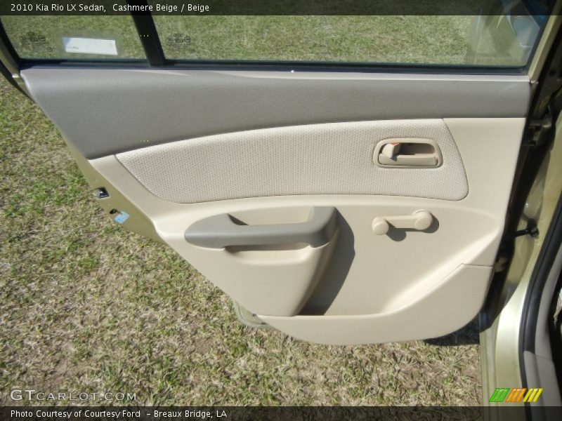 Cashmere Beige / Beige 2010 Kia Rio LX Sedan