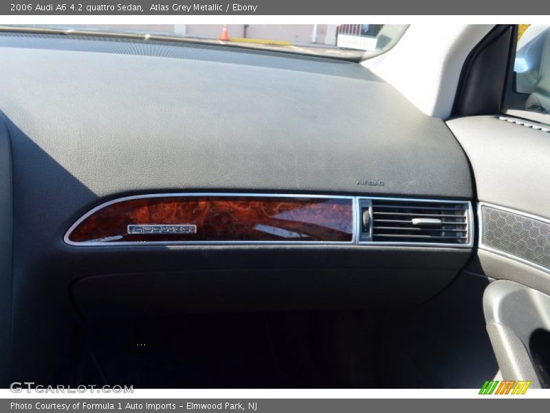 Atlas Grey Metallic / Ebony 2006 Audi A6 4.2 quattro Sedan
