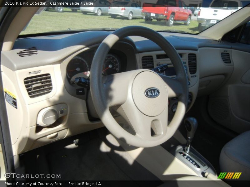 Cashmere Beige / Beige 2010 Kia Rio LX Sedan