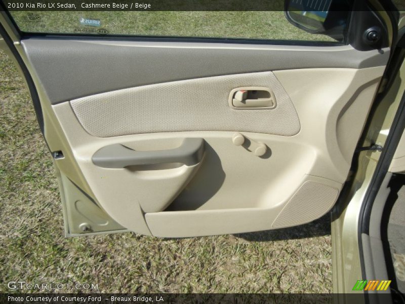 Cashmere Beige / Beige 2010 Kia Rio LX Sedan