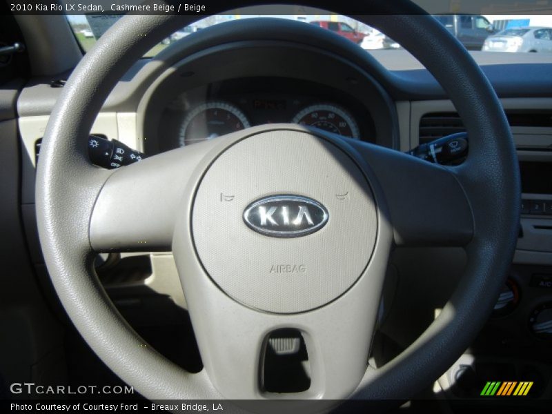 Cashmere Beige / Beige 2010 Kia Rio LX Sedan