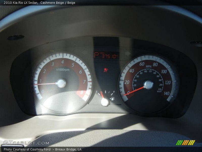 Cashmere Beige / Beige 2010 Kia Rio LX Sedan