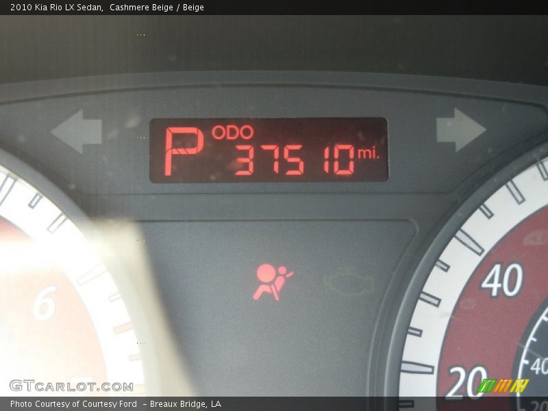 Cashmere Beige / Beige 2010 Kia Rio LX Sedan