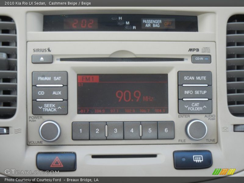 Cashmere Beige / Beige 2010 Kia Rio LX Sedan